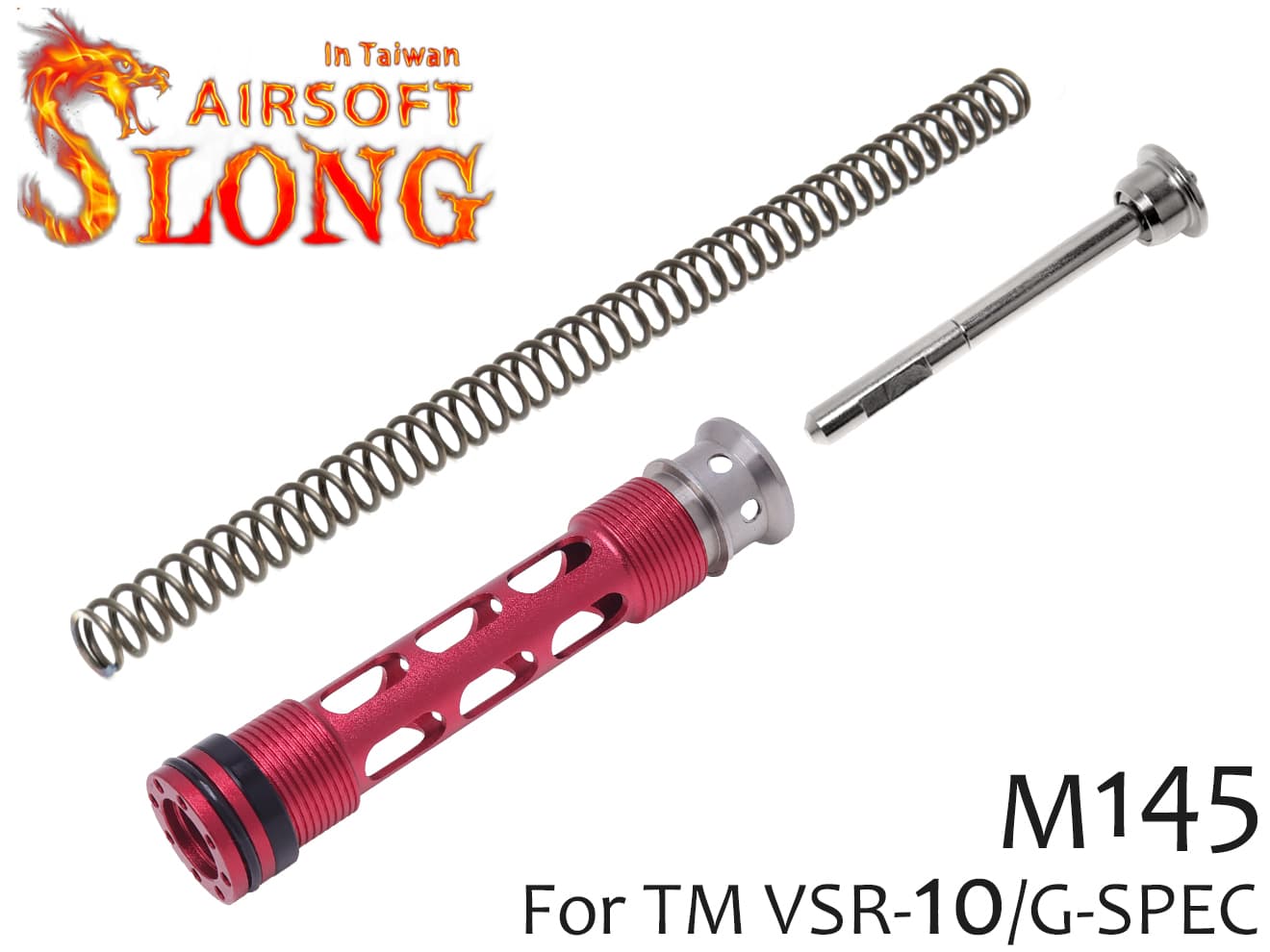 SLONG AIRSOFT アップグレードセット A(ピストン / SPガイド / スプリング) VSR-10 [レート：M135 / M145 / M165]