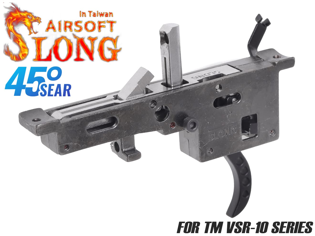 SLONG AIRSOFT 45°トリガーボックスASSY VSR-10 [セット内容：タクティカルトリガー / ラウンドトリガー]