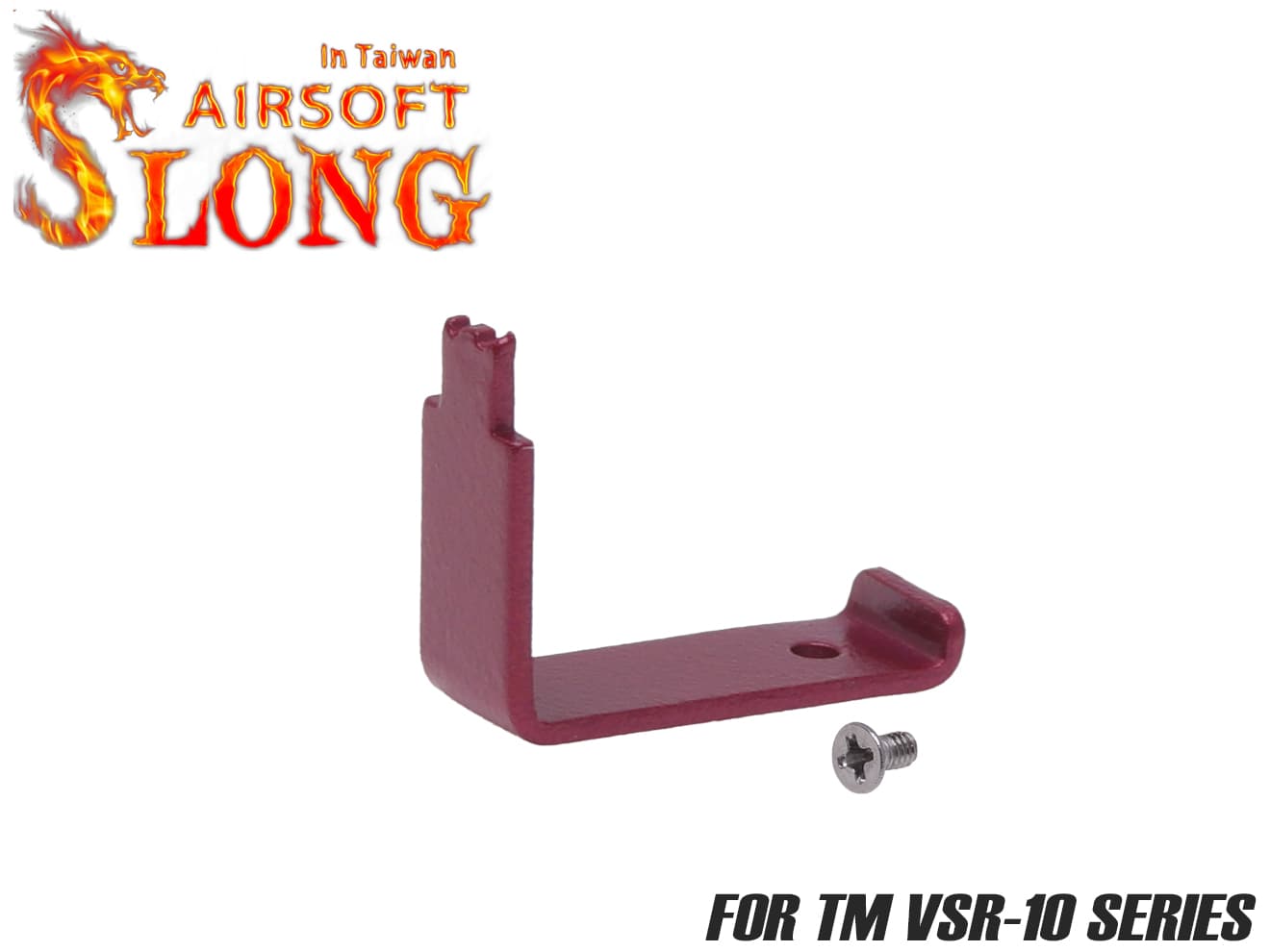 SLONG AIRSOFT 強化ホップアジャストレバー VSR-10 [カラー：BK / RED]