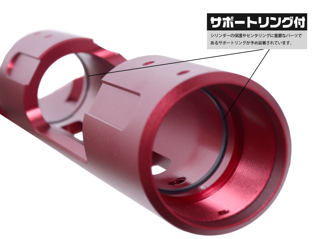 SLONG AIRSOFT アルミCNC デュアルサイド レシーバー VSR-10 [カラー：BK / GOLD / RED / SILVER]