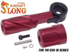SLONG AIRSOFT LR ツイストボルトハンドル&エンドキャップ for VSR-10 [カラー：ブラック / ゴールド / レッド]