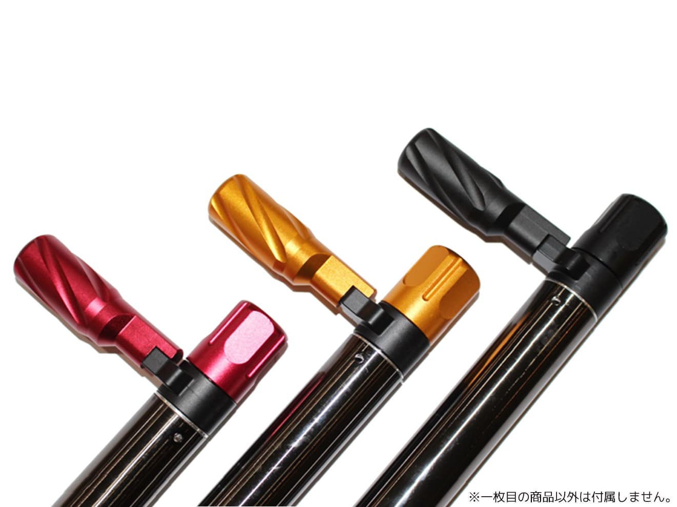 SLONG AIRSOFT LR ツイストボルトハンドル&エンドキャップ for VSR-10 [カラー：ブラック / ゴールド / レッド]