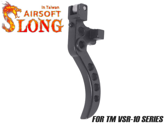 SLONG AIRSOFT ステンレス タクティカル ローラートリガー ラウンドVer for VSR-10【ゆうパケット可】