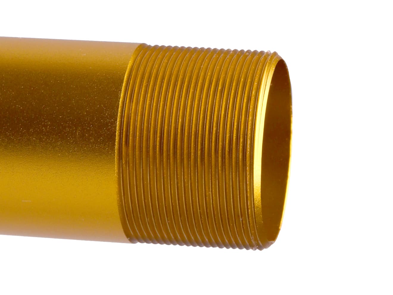 SLONG AIRSOFT アルミCNC スパイラルフルート アウターバレル 465mm for VSR-10 [カラー：ブラック / ゴールド / レッド / シルバー]