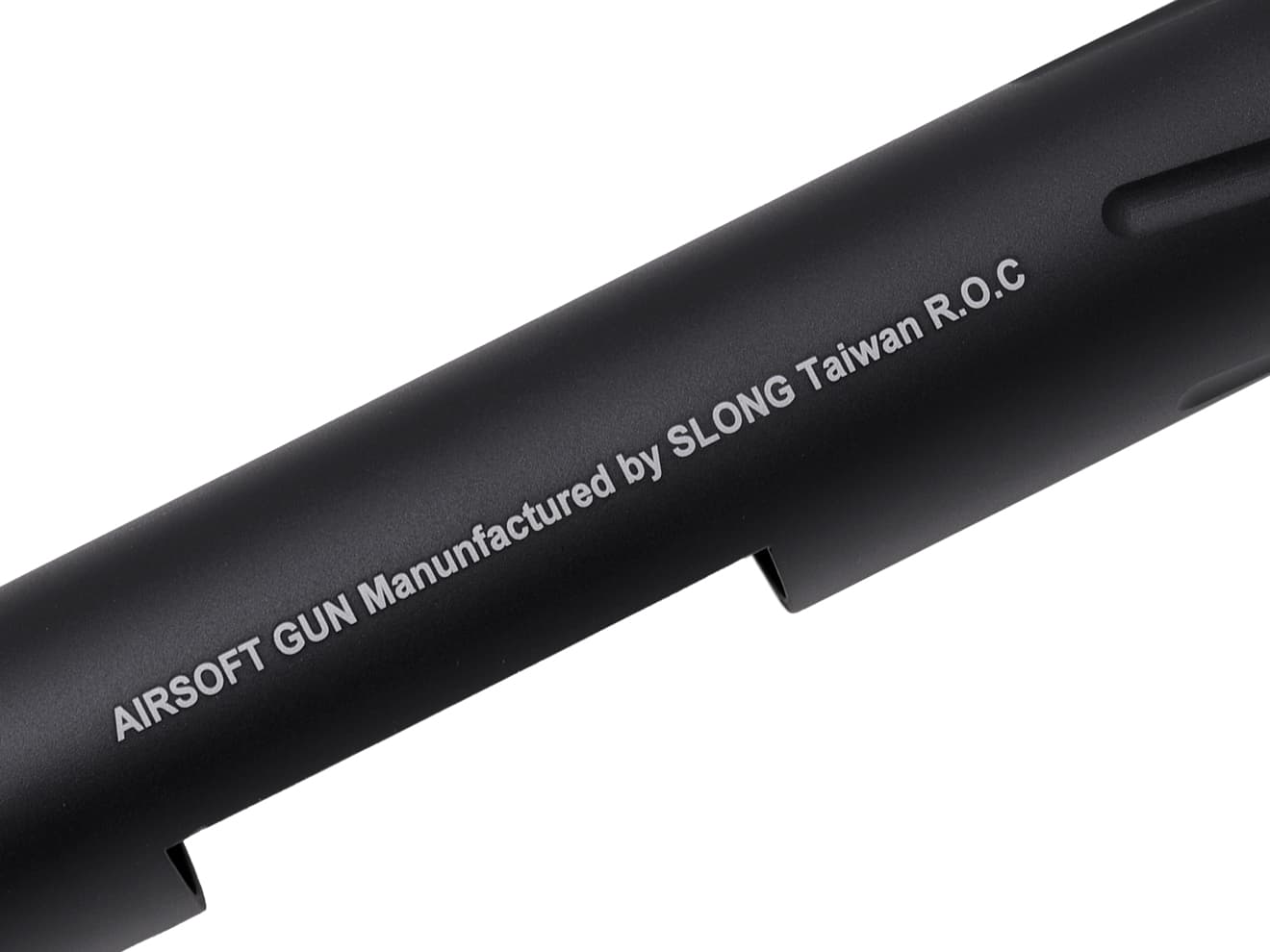 SLONG AIRSOFT アルミCNC スパイラルフルート アウターバレル 365mm for VSR-10 [ブラック / ゴールド / レッド / シルバー]