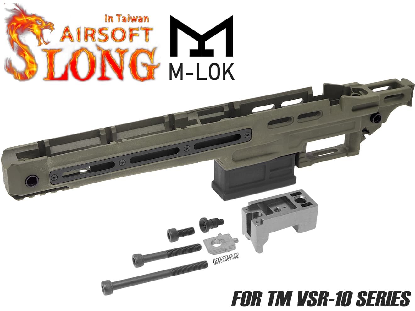 SLONG AIRSOFT CSR-100 タクティカル ライフルボディキット for VSR-10 [カラー：BK / OD / TAN] |  ミリタリーベース – ミリタリーベース - MILITARY BASE -