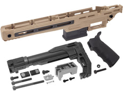 SLONG AIRSOFT CSR-100 タクティカル ライフルボディキット w /  TFストック for VSR-10 [カラー：BK / OD / TAN]