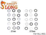 SLONG AIRSOFT メカボックス ステンレスシムセット [厚み：0.1mm / 0.15mm / 0.1mm・0.15mm / 0.2mm]