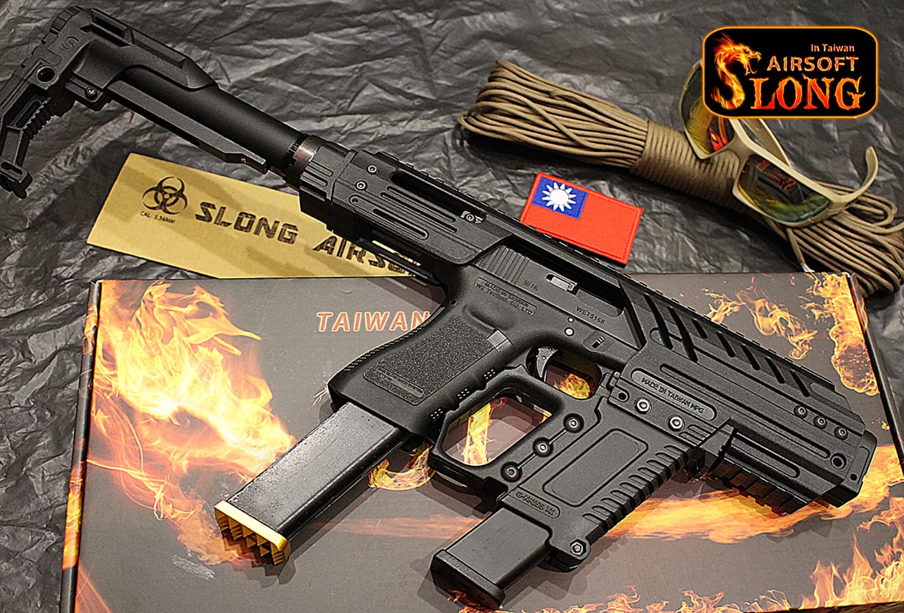 SLONG AIRSOFT MPG-KRISS XI コンバージョンキット for G17 / G18C / G22 / G34 [カラー：ブラック  / TAN] | ミリタリーベース – ミリタリーベース - MILITARY BASE -