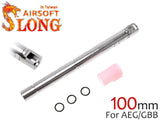 SLONG AIRSOFT AEG / GBB Φ6.03 ストーム インナーバレル w / GBBパッキン [サイズ：84mm / 100mm / 113mm / 138mm / 155mm / 200mm / 248mm / 300mm / 370mm / 410mm]