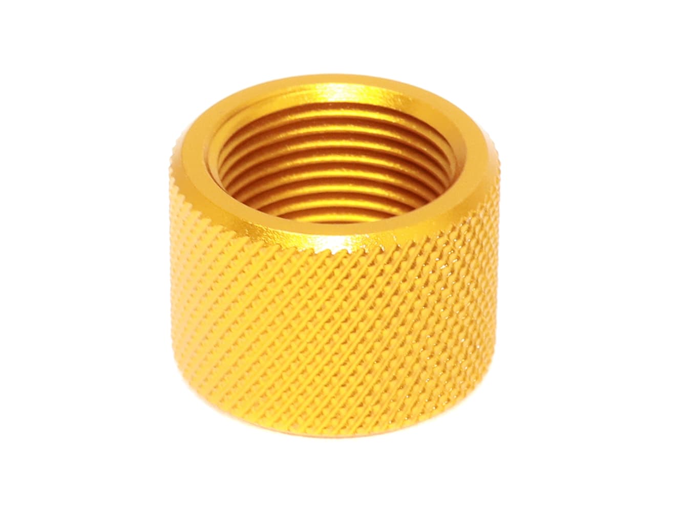 SLONG AIRSOFT 11mmCW→14mmCCW サイレンサーアダプターC [カラー：ブラック / ゴールド]