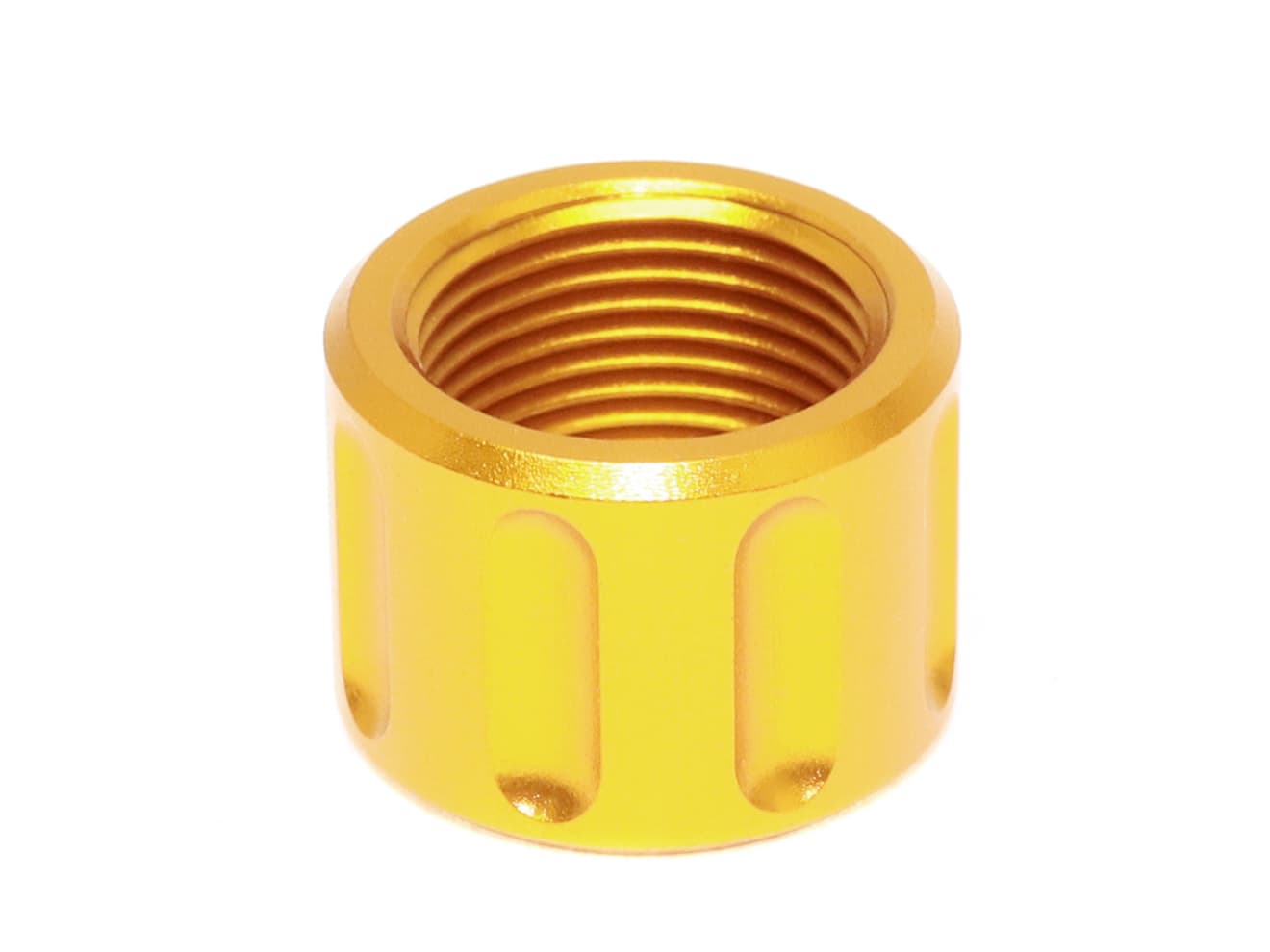 SLONG AIRSOFT 11mmCW→14mmCCW サイレンサーアダプターE [カラー：ブラック / ゴールド]