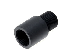 SLONG AIRSOFT 14mm正→14mm逆 アウターバレル変換アダプター 18mm [カラー：ブラック / ゴールド]