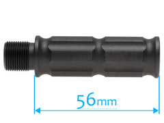 SLONG AIRSOFT バレルエクステンション 56mm 14mm逆ネジ/14mm逆ネジ [タイプ：A / B / C / D / E]