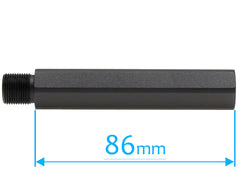 SLONG AIRSOFT バレルエクステンション 86mm 14mm逆ネジ/14mm逆ネジ [タイプ：A / B / C / D / E]