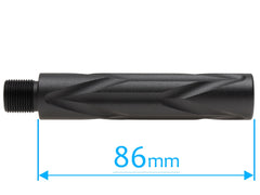 SLONG AIRSOFT バレルエクステンション 86mm 14mm逆ネジ/14mm逆ネジ [タイプ：A / B / C / D / E]