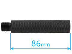 SLONG AIRSOFT バレルエクステンション 86mm 14mm逆ネジ/14mm逆ネジ [タイプ：A / B / C / D / E]