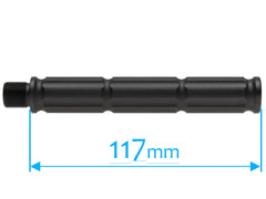 SLONG AIRSOFT バレルエクステンション 117mm 14mm逆ネジ/14mm逆ネジ [タイプ：A / B / C / D / E]