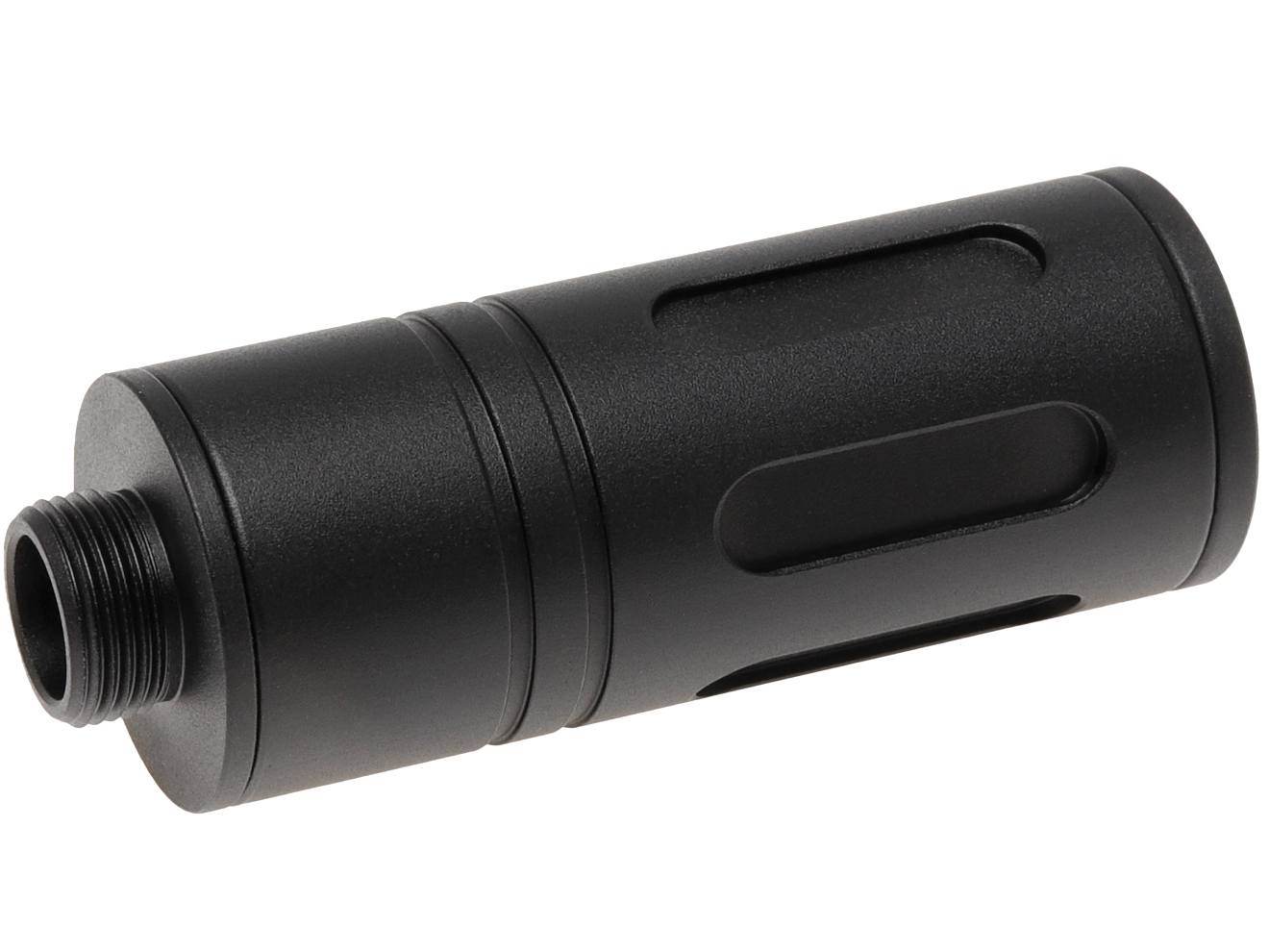 SLONG AIRSOFT ワイド サプレッサー バレルエクステンション 68mm 14mm逆ネジ/14mm逆ネジ [タイプ：フルート / プレーン]