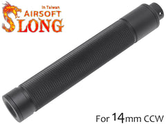 SLONG AIRSOFT 14mm逆ネジ スリムサプレッサー ツイルローレット