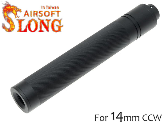SLONG AIRSOFT 14mm逆ネジ スリムサプレッサー ツイルローレット