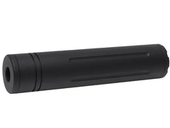SLONG AIRSOFT ワイドホール ミドルサプレッサー for 14mmCCW BK [デザイン：ディンプル / マーキング / スパイラルフルート / フルート]