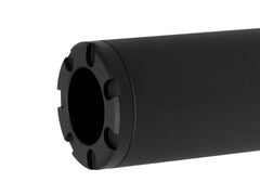 SLONG AIRSOFT ワイドホール ロングサプレッサー for 14mmCCW BK [デザイン：ディンプル / マーキング / スパイラルフルート / フルート]