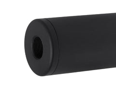 SLONG AIRSOFT ワイドホール ロングサプレッサー for 14mmCCW BK [デザイン：ディンプル / マーキング / スパイラルフルート / フルート]