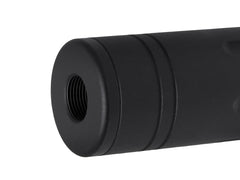 SLONG AIRSOFT ワイドホール ロングサプレッサー for 14mmCCW BK [デザイン：ディンプル / マーキング / スパイラルフルート / フルート]