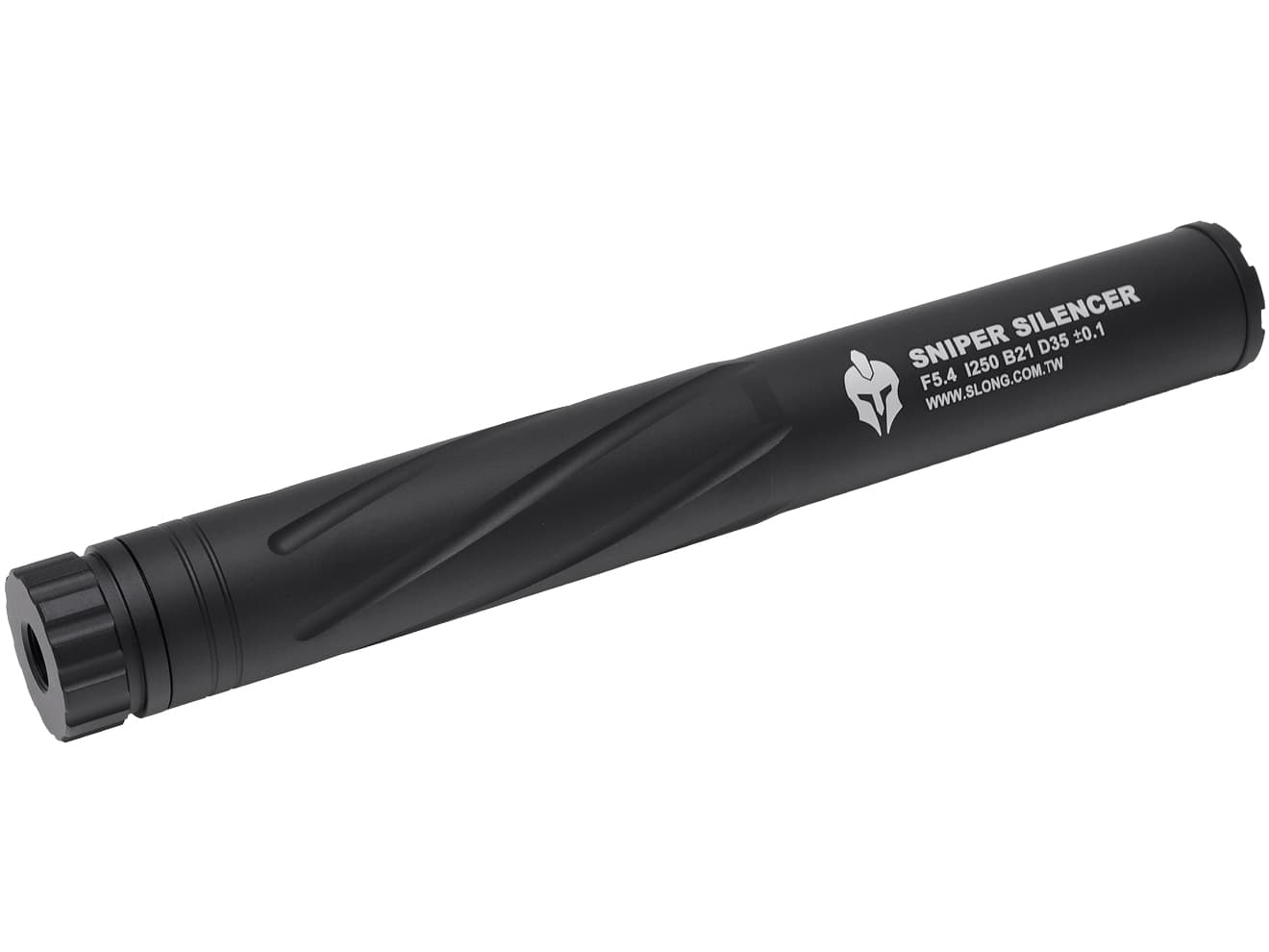 SLONG AIRSOFT ワイドホール スナイパーサプレッサー for 14mmCCW [長さ：275mm / 225mm]