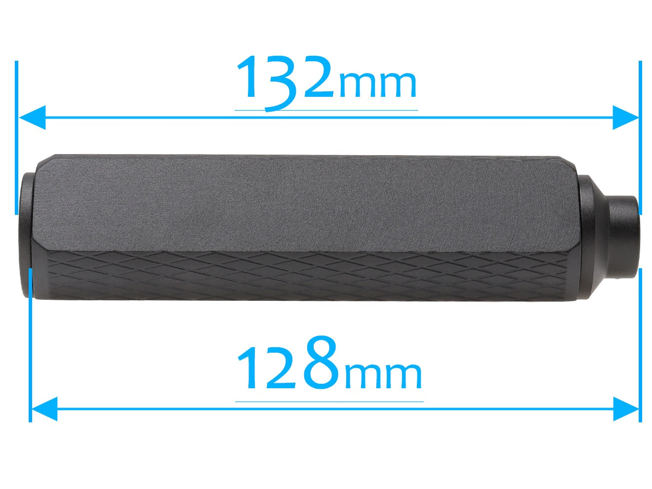 SLONG AIRSOFT 35mm*128mm アルミCNC サプレッサー for 14mmCCW [タイプ：A / B / C / D / E]