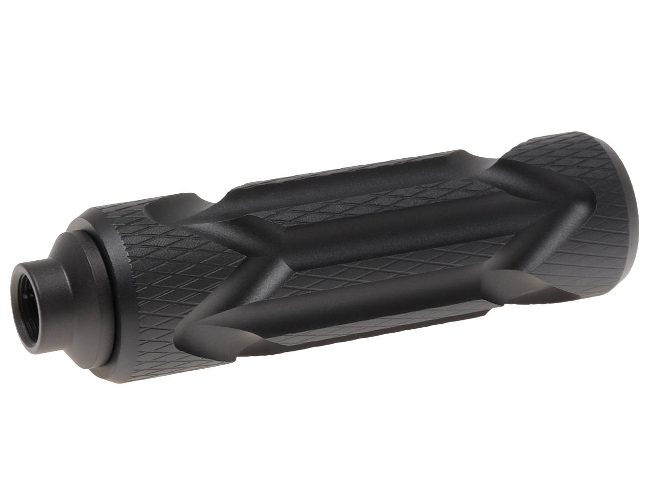 SLONG AIRSOFT 35mm*128mm アルミCNC サプレッサー for 14mmCCW [タイプ：A / B / C / D / E]