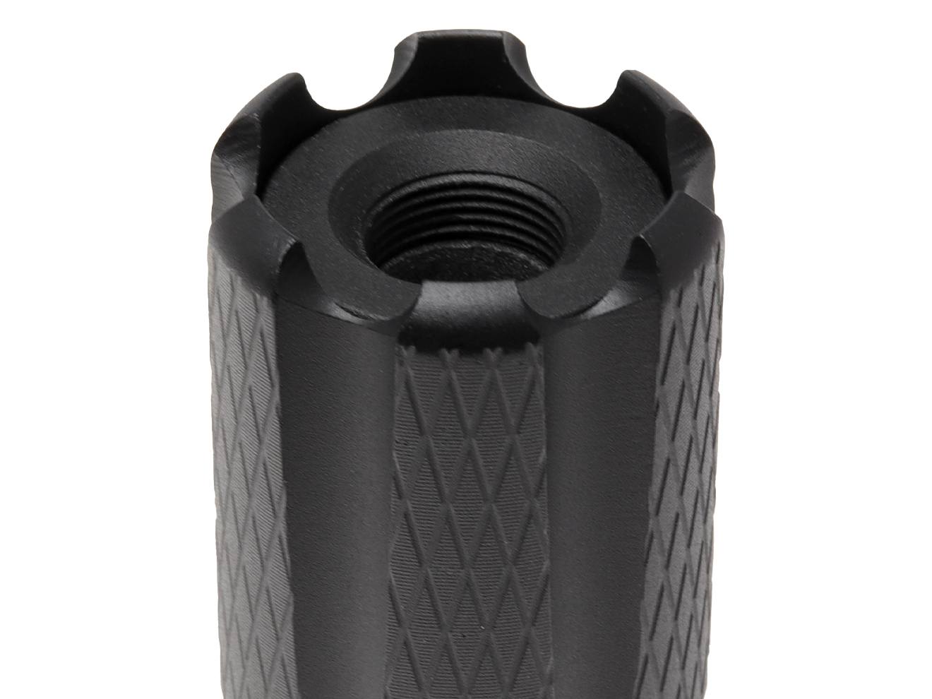 SLONG AIRSOFT 35mm*128mm アルミCNC サプレッサー for 14mmCCW [タイプ：A / B / C / D / E]