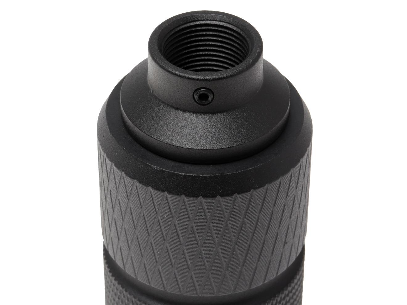 SLONG AIRSOFT 35mm*128mm アルミCNC サプレッサー for 14mmCCW [タイプ：A / B / C / D / E]