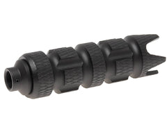 SLONG AIRSOFT 35mm*128mm アルミCNC サプレッサー for 14mmCCW [タイプ：A / B / C / D / E]