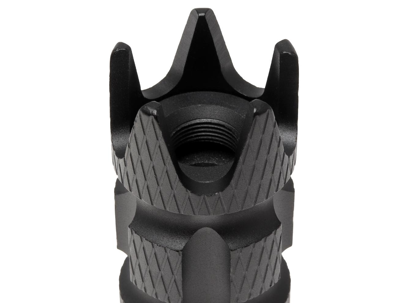 SLONG AIRSOFT 35mm*128mm アルミCNC サプレッサー for 14mmCCW [タイプ：A / B / C / D / E]