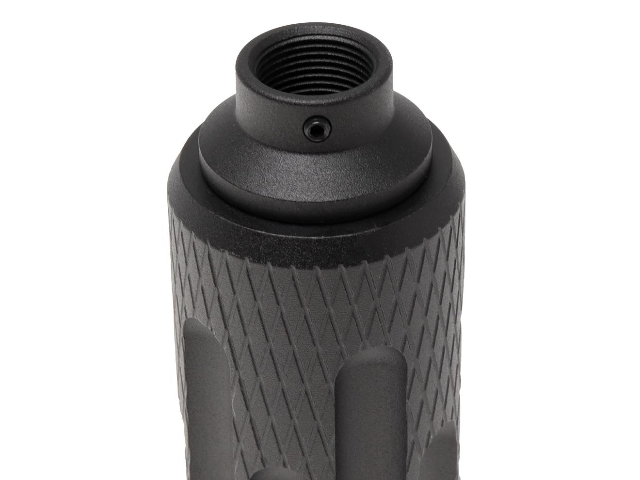 SLONG AIRSOFT 35mm*128mm アルミCNC サプレッサー for 14mmCCW [タイプ：A / B / C / D / E]