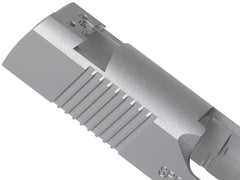 DETONATOR SFA V10 ULTRA COMPACT アルミスライドキット TM GBB V10用 [カラー：ブラック / シルバー]