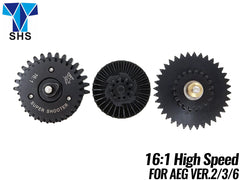 Super Shooter CNCギア 3点セット ベアリングVer [ギア比：13：1ハイスピード / 16：1ハイスピード / 18：1スタンダード]
