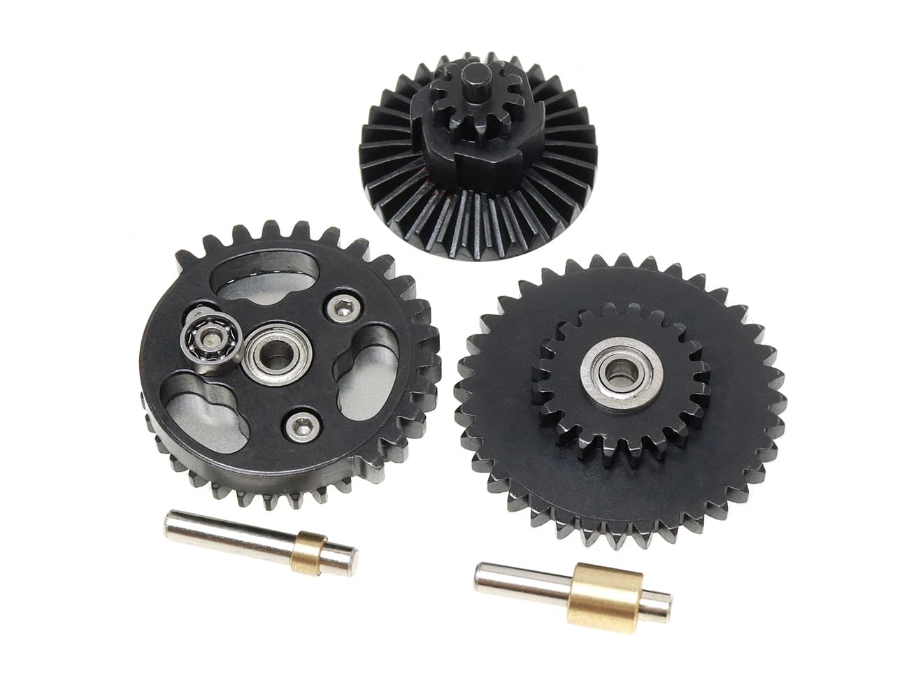 Super Shooter CNCギア 3点セット ベアリングVer [ギア比：13：1ハイスピード / 16：1ハイスピード / 18：1スタンダード]