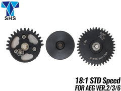 Super Shooter CNCギア 3点セット ベアリングVer [ギア比：13：1ハイスピード / 16：1ハイスピード / 18：1スタンダード]