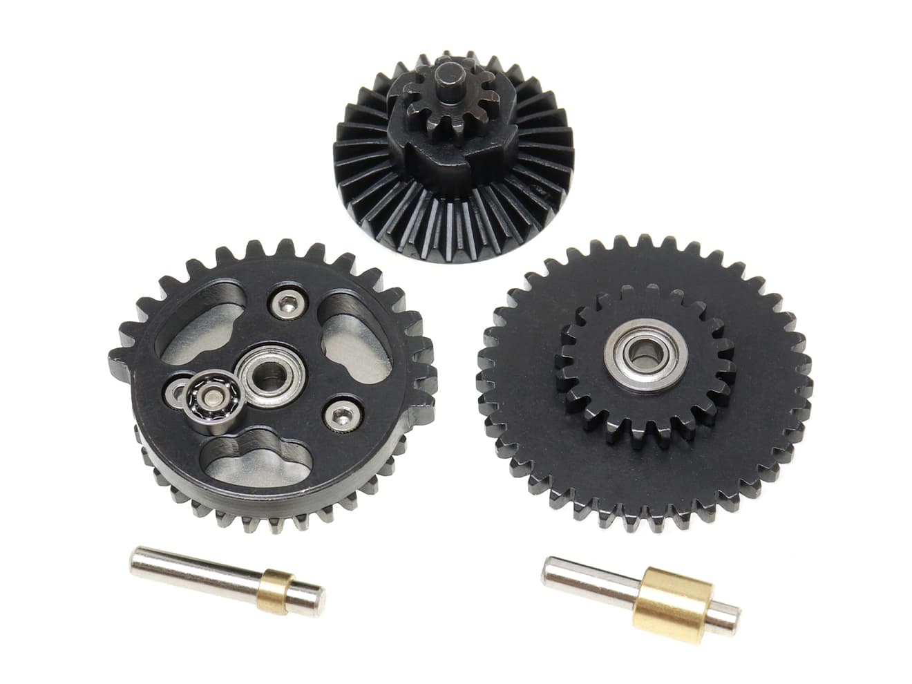 Super Shooter CNCギア 3点セット ベアリングVer [ギア比：13：1ハイスピード / 16：1ハイスピード / 18：1スタンダード]