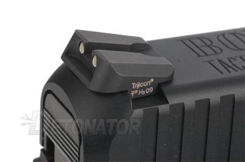 DETONATOR Trijicon フロント&リアスチールサイト マルイ GBB [タイプ・適合：SP-01・XDM / GL-11・GLOCK / GL-01・GLOCK / GL-201・GLOCK / HK-11・HK45 / HK-08・USP / SG-01・P226]
