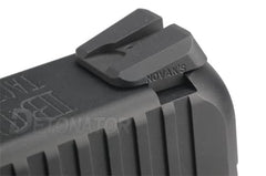 DETONATOR Trijicon フロント&リアスチールサイト マルイ GBB [タイプ・適合：SP-01・XDM / GL-11・GLOCK / GL-01・GLOCK / GL-201・GLOCK / HK-11・HK45 / HK-08・USP / SG-01・P226]