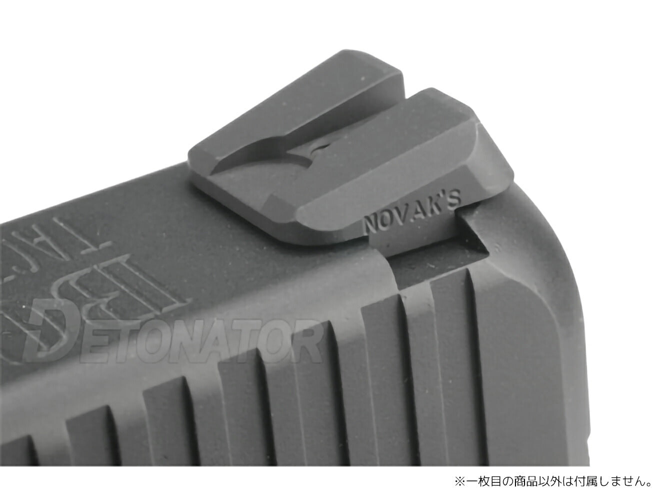 DETONATOR Trijicon フロント&リアスチールサイト マルイ GBB [タイプ・適合：SP-01・XDM / GL-11・GLOCK / GL-01・GLOCK / GL-201・GLOCK / HK-11・HK45 / HK-08・USP / SG-01・P226]