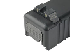 DETONATOR Trijicon フロント&リアスチールサイト マルイ GBB [タイプ・適合：SP-01・XDM / GL-11・GLOCK / GL-01・GLOCK / GL-201・GLOCK / HK-11・HK45 / HK-08・USP / SG-01・P226]