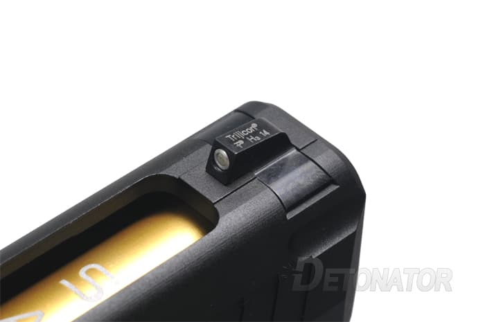 DETONATOR Trijicon フロント&リアスチールサイト マルイ GBB [タイプ・適合：SP-01・XDM / GL-11・GLOCK / GL-01・GLOCK / GL-201・GLOCK / HK-11・HK45 / HK-08・USP / SG-01・P226]