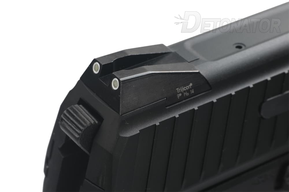DETONATOR Trijicon フロント&リアスチールサイト マルイ GBB [タイプ・適合：SP-01・XDM / GL-11・GLOCK / GL-01・GLOCK / GL-201・GLOCK / HK-11・HK45 / HK-08・USP / SG-01・P226]