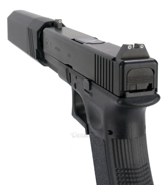 DETONATOR Trijicon フロント&リアスチールサイト マルイ GBB [タイプ・適合：SP-01・XDM / GL-11・GLOCK / GL-01・GLOCK / GL-201・GLOCK / HK-11・HK45 / HK-08・USP / SG-01・P226]