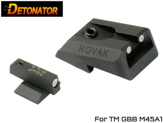 DETONATOR NOVAK LoMount Carry スティールサイトセット for TM M45A1